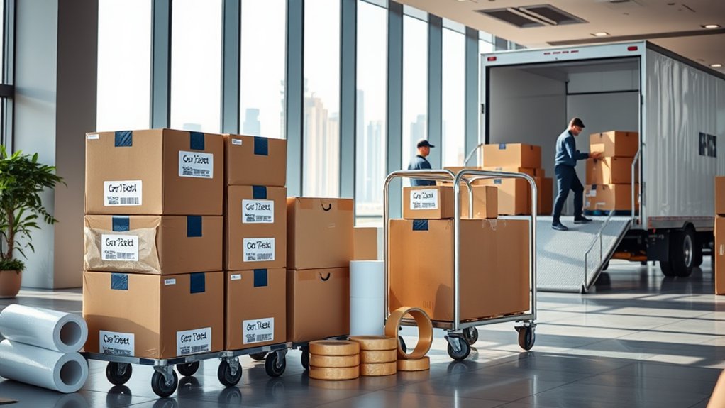 Essential Moving Equipment for Office Relocations: What Businesses in Dubai Should Use