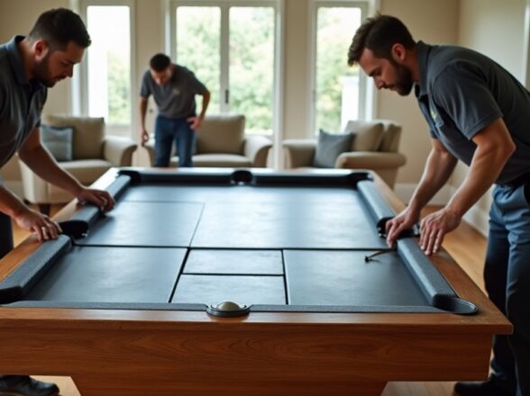 How Do Professional Pool Table Movers Work? a Step-By-Step Process From Disassembly to Setup