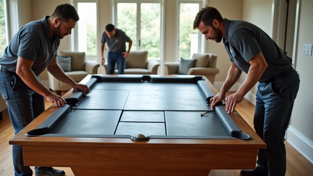 How Do Professional Pool Table Movers Work? a Step-By-Step Process From Disassembly to Setup