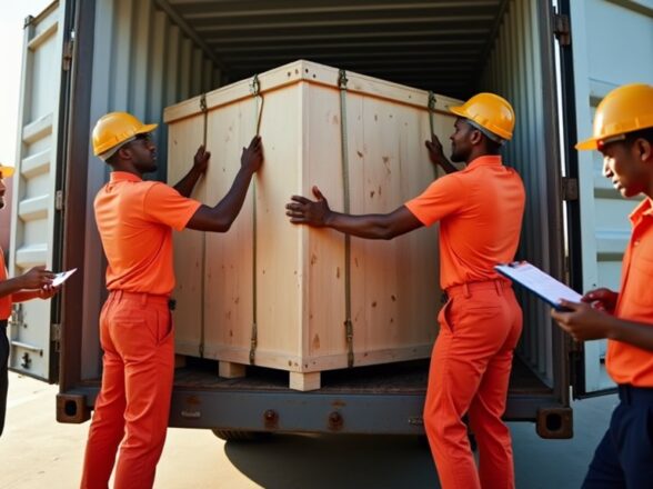 How Do Movers Ensure Safety During International Loading and Unloading?