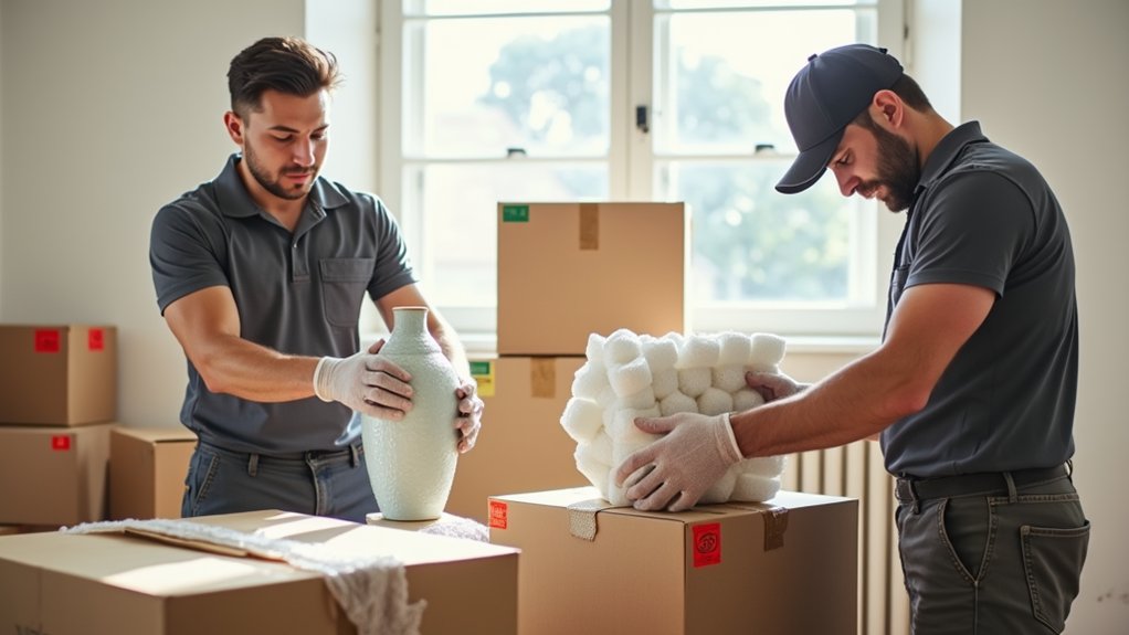 How Do Professional Movers Pack Fragile Items for International Relocation?