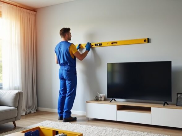 What Are the Best Practices for Wall-Mounting TVS With Handyman Services? Tips for Secure Installations