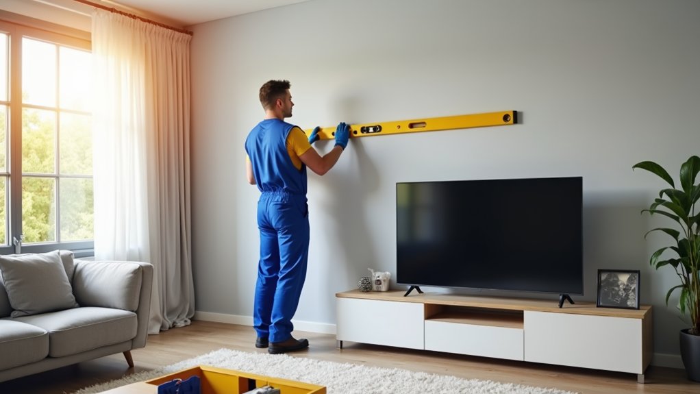 What Are the Best Practices for Wall-Mounting TVS With Handyman Services? Tips for Secure Installations