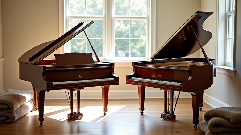 What Are the Differences Between Moving Upright and Grand Pianos? Techniques, Risks, and Costs Compared